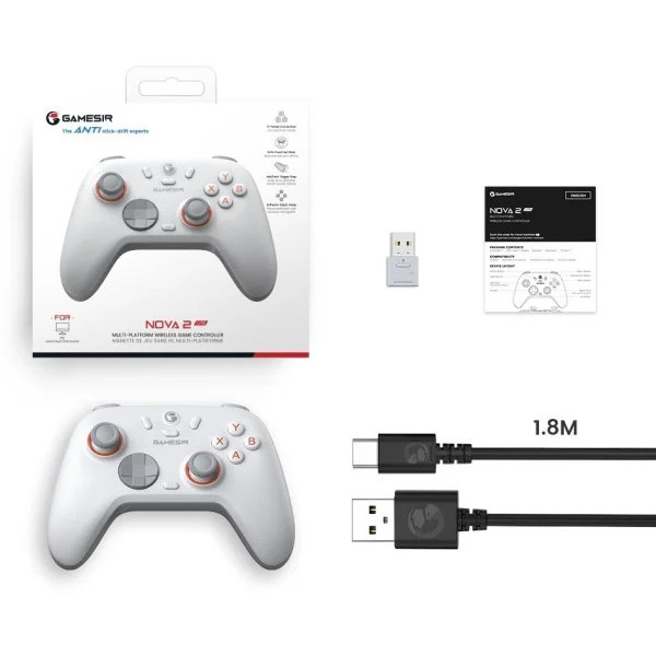 Беспроводной геймпад GameSir Nova 2 Lite с датчиками Холла и триггерами с блокировкой