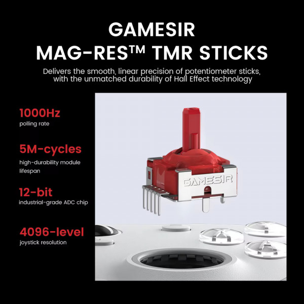 Беспроводной геймпад GameSir G7 Pro с эффектом Холла и TMR-стиками для Xbox, ПК и Android