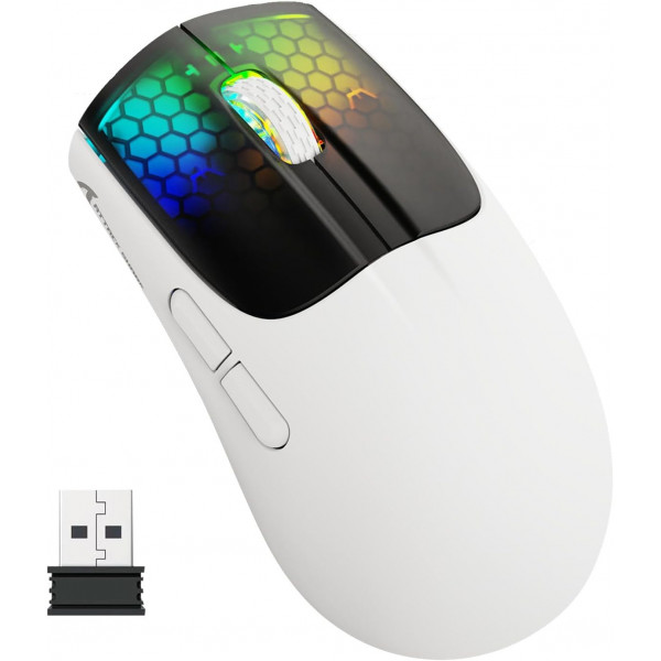 Ігрова миша Attack Shark X5 Bluetooth 2.4G USB ультралегка з RGB-підсвічуванням