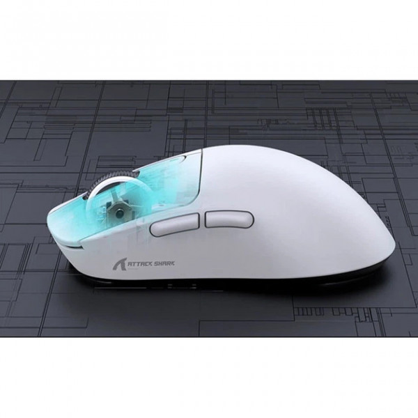Бездротова ігрова миша Attack Shark X3 Pro Wireless 8K з сенсором PixArt 3395 