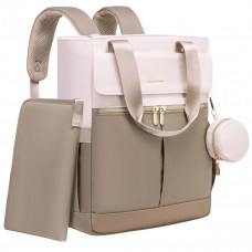 Рюкзак-сумка для мам Lovevook с отделением для ноутбука 15,6" и пеленальным ковриком