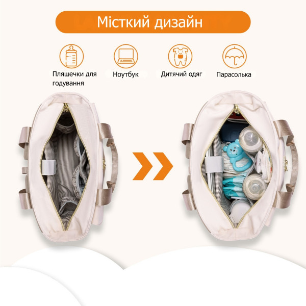 Рюкзак-сумка для мам Lovevook с отделением для ноутбука 15,6" и пеленальным ковриком