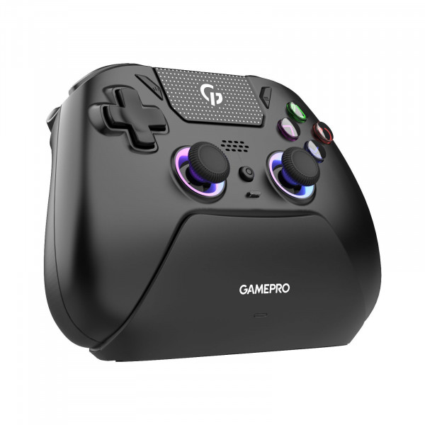 Беспроводной геймпад GamePro GPS20BDOC RGB с зарядной станцией для PC PS Switch iOS Android