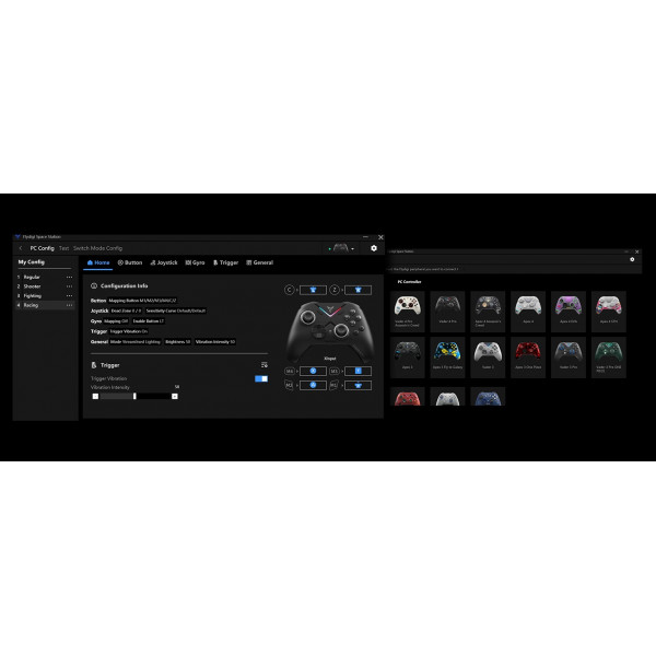 Беспроводной геймпад Flydigi Vader 4 Pro с регулируемыми стиками и FlySync
