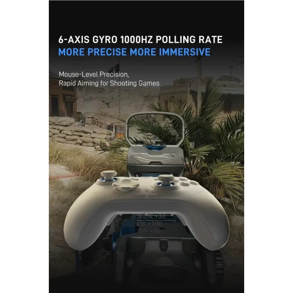 Беспроводной геймпад Flydigi Direwolf 4 с отзывом 1000 Гц и датчиками Холла