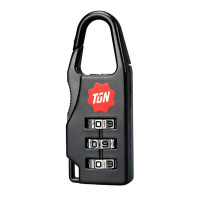 Кодовый замок для рюкзака Tigernu L-TGN металлический с 3-значным паролем