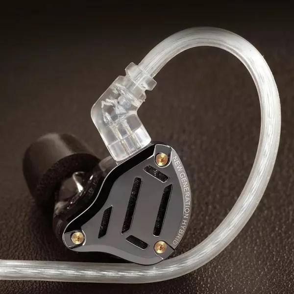 Вакуумні навушники KZ ZS10 Pro 2 гібридні з 10 драйверами та регулюванням звуку