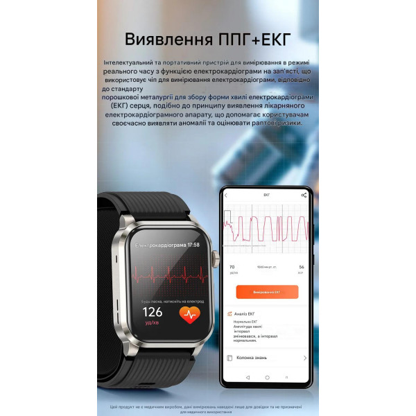 Смарт-часы Lemfo P300 Pro с измерением давления ЭКГ и функцией звонков