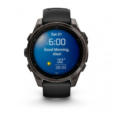 Смарт-годинник Garmin Fenix 8 47mm з титановим корпусом та мультисмуговим GPS