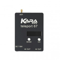 Відеоприймач (VRX) KaraFPV Teleport67 RX6704 діапазон 6.1–7.2 ГГц з AV-виходами