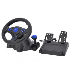 Руль игровой Voltronic YT-R3/1FS 3 в 1 с педалями и рычагом переключения передач