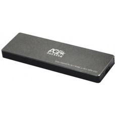 Внешний карман AgeStar 31UBVS6C для M.2 SSD NVMe/SATA с интерфейсом USB Type-C