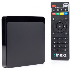 Медиаплеер iNeXT TV5 с пультом дистанционного управления и блоком управления телевизором