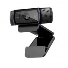 Веб-камера Logitech HD Pro C920 с разрешением Full HD 1080p и креплением-клипсой