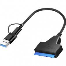 Внешний карман Dynamode DM-AD-SATA-U3 для 2.5" SATA HDD и SSD с USB 3.0 Type-A и Type-C
