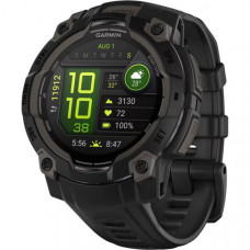 Смарт-годинник Garmin Instinct 3 45mm AMOLED з мультисмуговим GPS та захищеним корпусом MIL-STD-810
