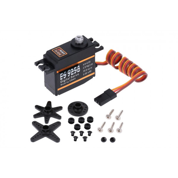 Цифровий сервопривід EMAX ES9258 25г 2.5кг·см/0.08с