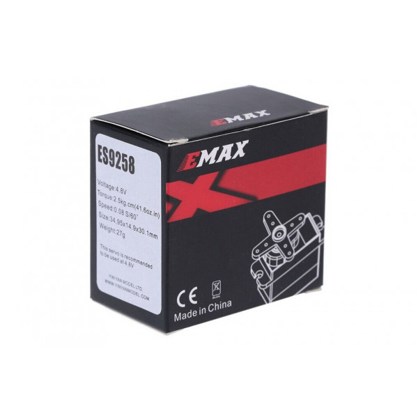 Цифровий сервопривід EMAX ES9258 25г 2.5кг·см/0.08с