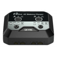 Зарядний пристрій балансувальний SkyRC e3 Duo 20Вт×2 2.2А для LiPo/LiFe/LiHV 2-3S акумуляторів
