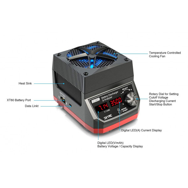 Разрядное устройство и анализатор аккумуляторов SkyRC BD250 35A/250W