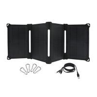 Складное солнечное зарядное устройство Solar panel IP67 28W (X001I2BOR5)