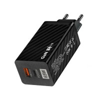 Мережний адаптер GaN BK378 USB Type-C 65W