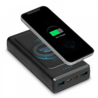 Повербанк беспроводной 20000 мАч SBS Wireless 10Вт 2.1А 2x USB Type-C