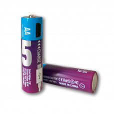 Акумуляторні батареї АА 1300Mah 1.5V з зарядкою Micro USB