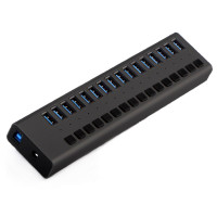 USB hub Acasis H716PB з блоком живлення