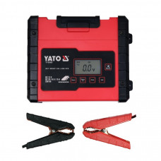 Зарядний мережевий пристрій з LCD дисплеєм 230В YATO YT-83003 для акумуляторів 12V-2/8/15А, макс. 240Aч