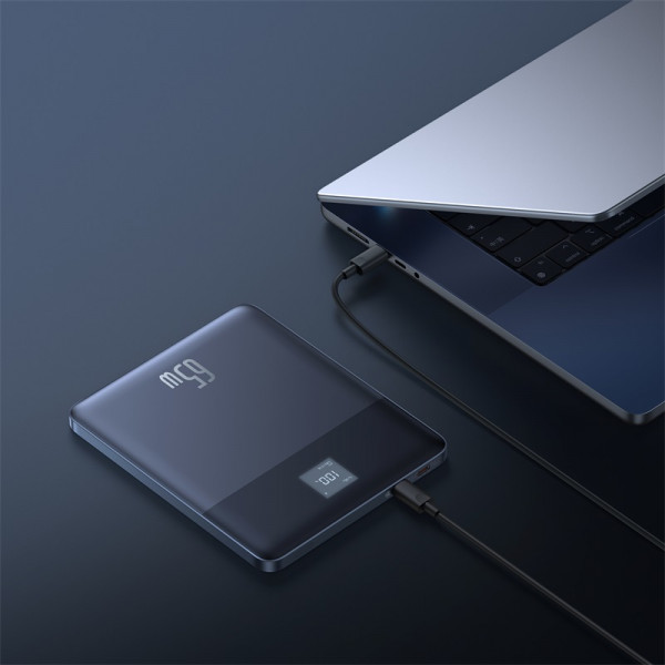 Внешний аккумулятор Baseus Blade2 Fast-Charging Power Bank with Digital Display Intelligent Edition 12000mAh 65W Mariana Blue (with Baseus Mini Whit)