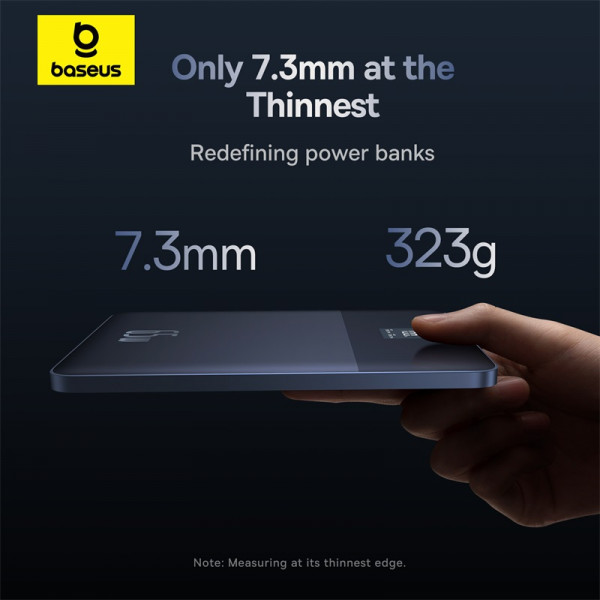 Внешний аккумулятор Baseus Blade2 Fast-Charging Power Bank with Digital Display Intelligent Edition 12000mAh 65W Mariana Blue (with Baseus Mini Whit)