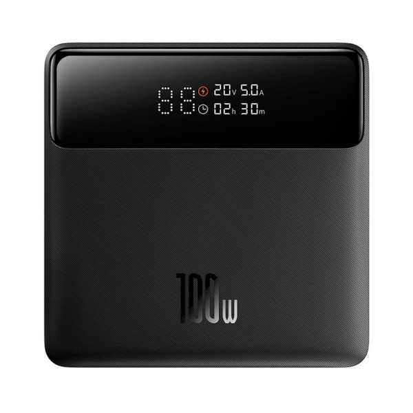 Зовнішній акумулятор Baseus Blade Power Digital Display Fast Charging Power Bank  HD Edition 20000mAh 100W Black