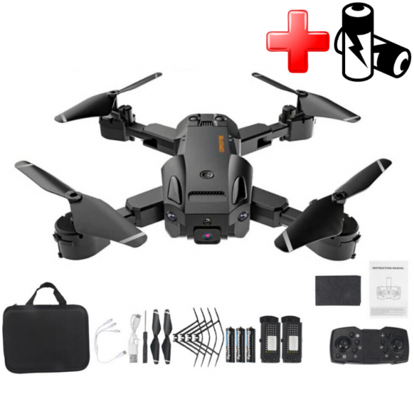 Квадрокоптер EURODRONE Q6 для начинающих с двойной 4К HD камерой до 30 минут полета