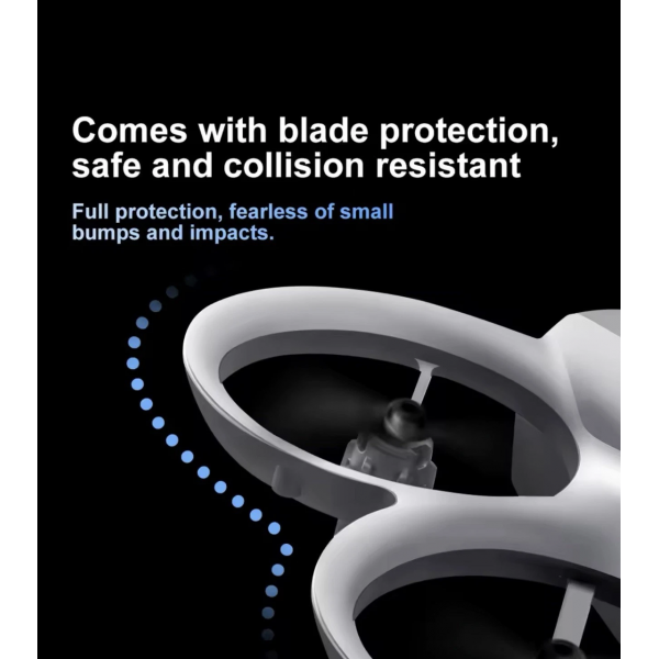 Мини квадрокоптер GT3 для детей и начинающих с HD-камерой, Hover-режимом и защитой от столкновений