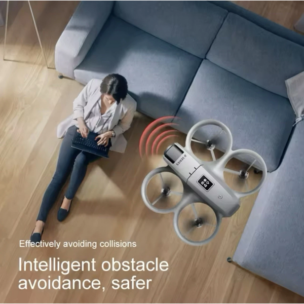 Мини квадрокоптер GT3 для детей и начинающих с HD-камерой, Hover-режимом и защитой от столкновений