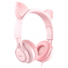 Дротові навушники HOCO W36 Cat Ear з котячими вушками та мікрофоном