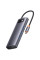 USB hub Baseus Metal Gleam 6-in-1 Type-C з 4KHDMI та Ethernet-портом