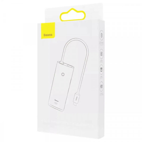 USB hub Baseus Lite Series 5in1 на 3 порти USB 3.0 та з HDMI-виходом