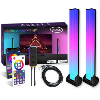 Комплект настільних LED-ламп Epik RGB Panel 1 з Bluetooth та App-керуванням, 2 шт