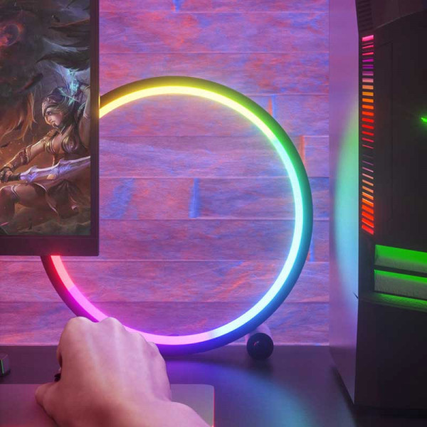 Настольная LED-лампа Epik RGB Circular Atmosphere Light с Bluetooth и App-управлением
