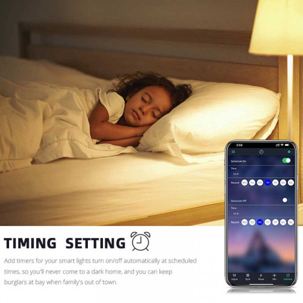 Розумна світлодіодна лампа Epik RGB Smart Bulb 1 E27 з Bluetooth та керуванням через додаток