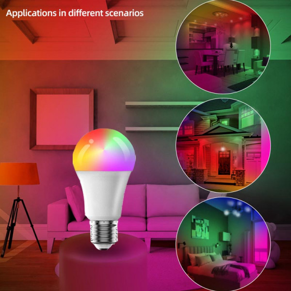 Розумна світлодіодна лампа Epik RGB Smart Bulb 1 E27 з Bluetooth та керуванням через додаток