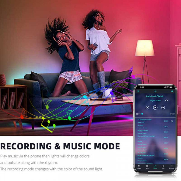 Розумна світлодіодна лампа Epik RGB Smart Bulb 1 E27 з Bluetooth та керуванням через додаток