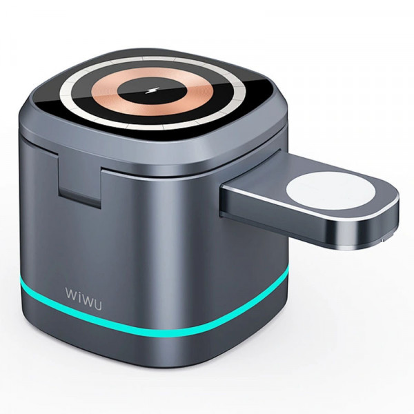 Беспроводное зарядное устройство WIWU Wi-W024 3in1, 15W