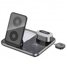 Бездротовий зарядний пристрій Epik R12 4-в-1 з підсвічуванням