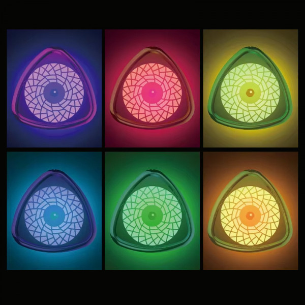 Ультразвуковой увлажнитель-аромадифузор Epik Triangle 1000мл с LED-подсветкой