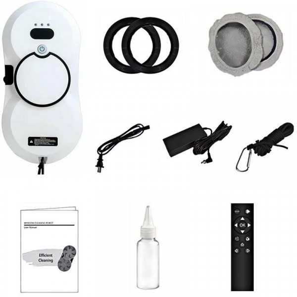 Робот-мийник вікон Epik DJET W17S з автоматичним розпилювачем води та дистанційним керуванням