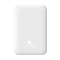 Зовнішній акумулятор Baseus Magnetic Mini Air Wireless Fast Charge Power Bank 6000mAh 20W Stellar White