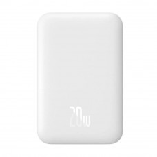 Зовнішній акумулятор Baseus Magnetic Mini Air Wireless Fast Charge Power Bank 6000mAh 20W Stellar White